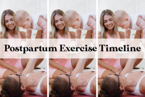 postpartum exercise timeline